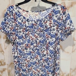 Loft short sleeve blouse M